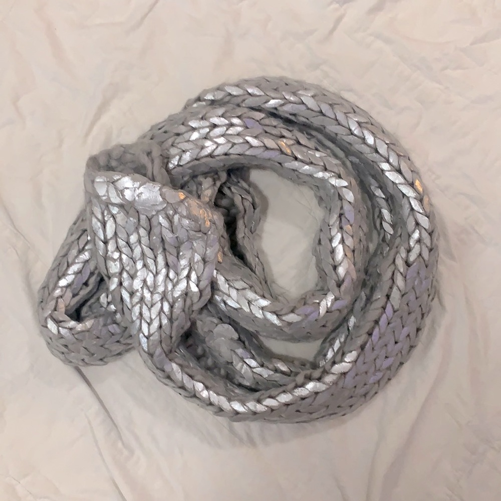 H&M Silver Knit Sweater